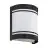 Eglo Wall Light Cerno Steel Black | IP44 - Suitable for 1x E27